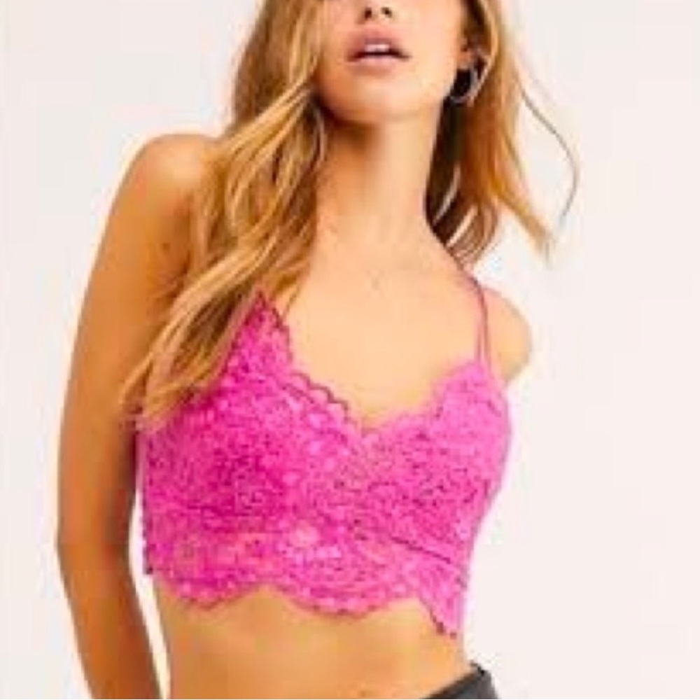 Free People Celine Bralette in Candy NWT Size Small